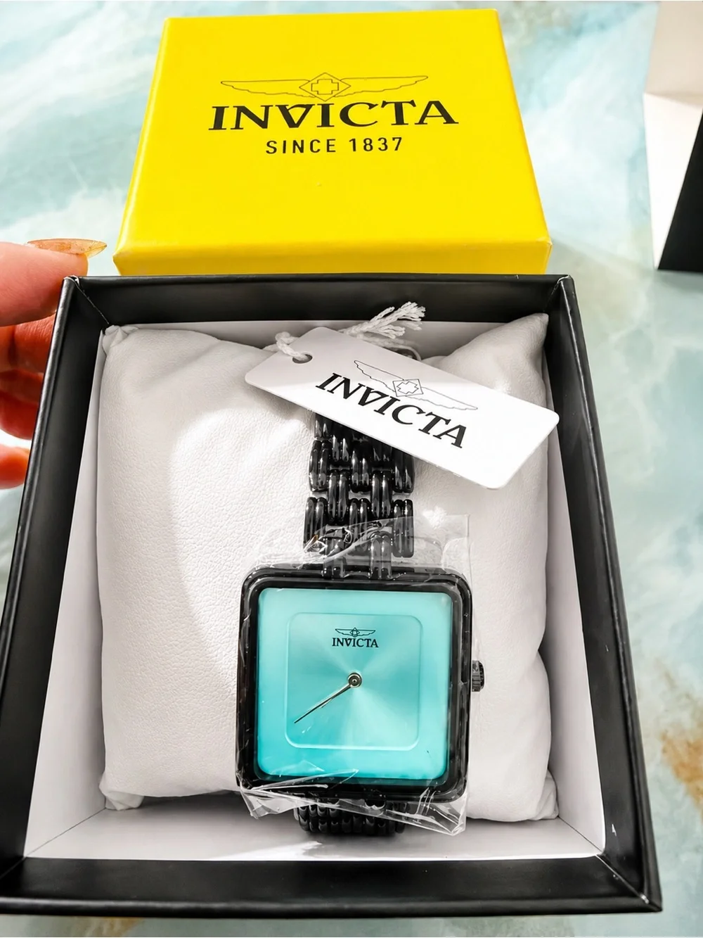 Invicta Celestial Women’s Watch 32mm Black Turquoise Dial